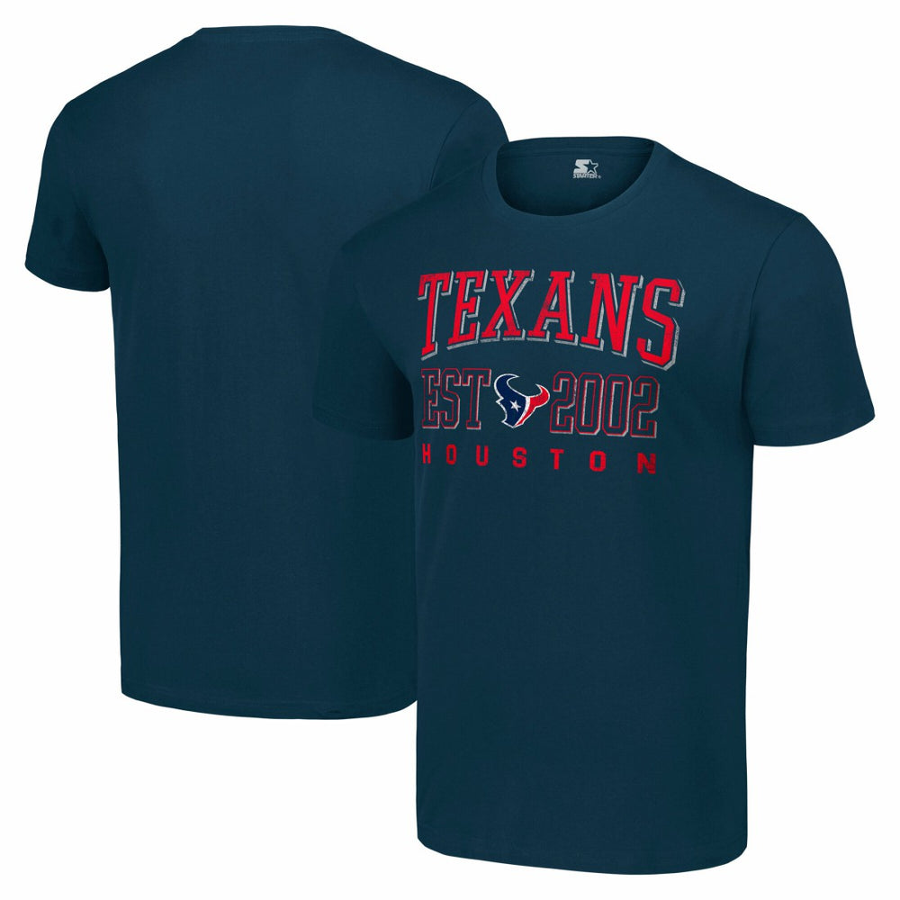 Houston Texans Starter Distressed Graphic T-Shirt - Navy discount