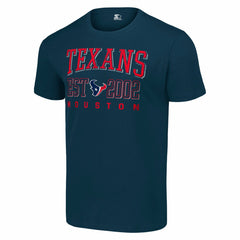 Houston Texans Starter Distressed Graphic T-Shirt - Navy discount