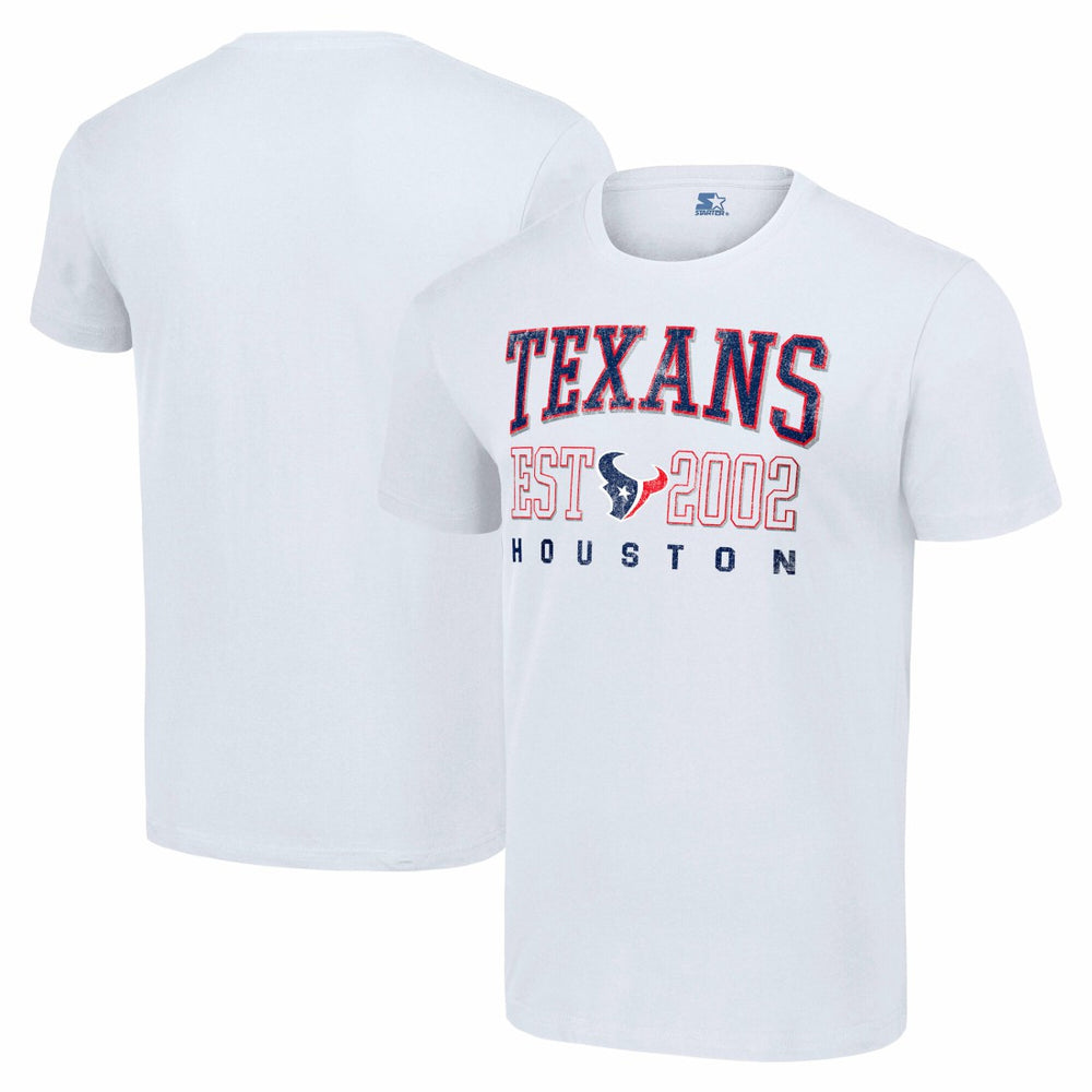 Houston Texans Starter Distressed Graphic T-Shirt - White on sale
