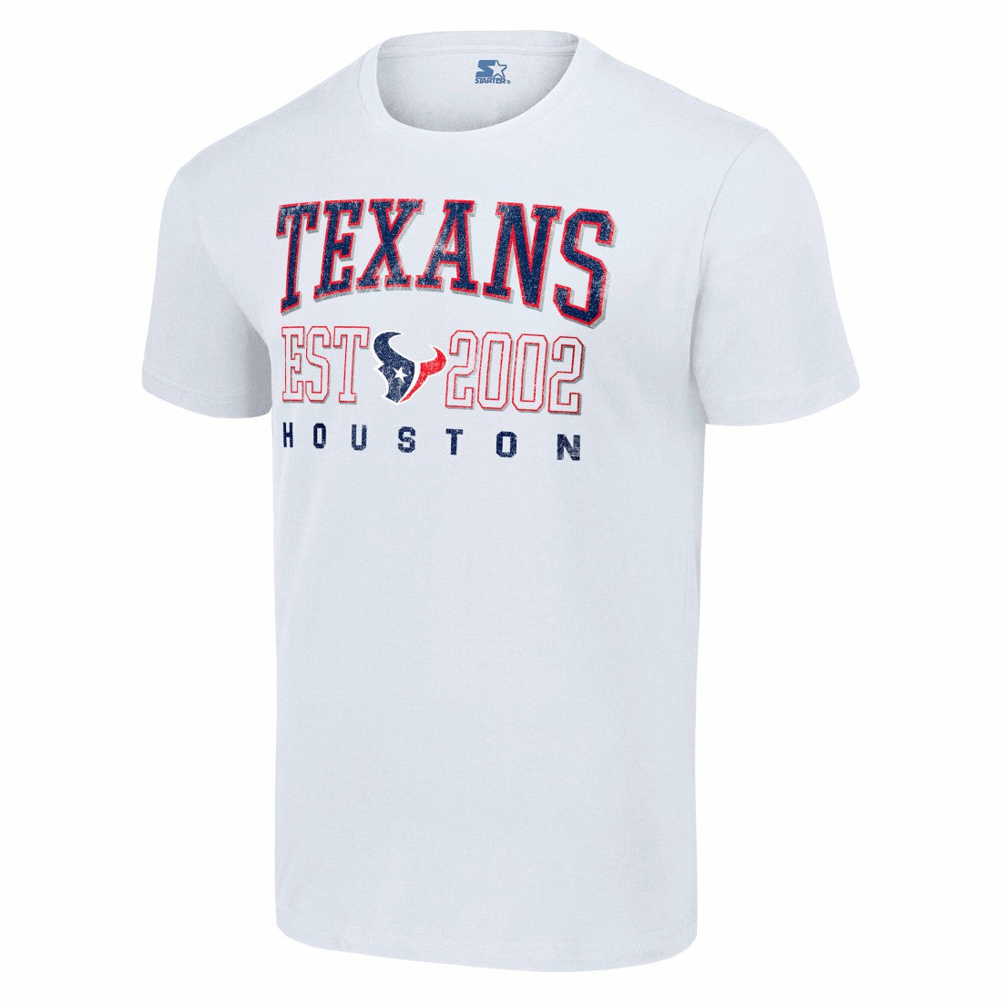 Houston Texans Starter Distressed Graphic T-Shirt - White on sale