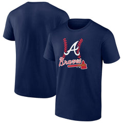Atlanta Braves Fastball T-Shirt Navy