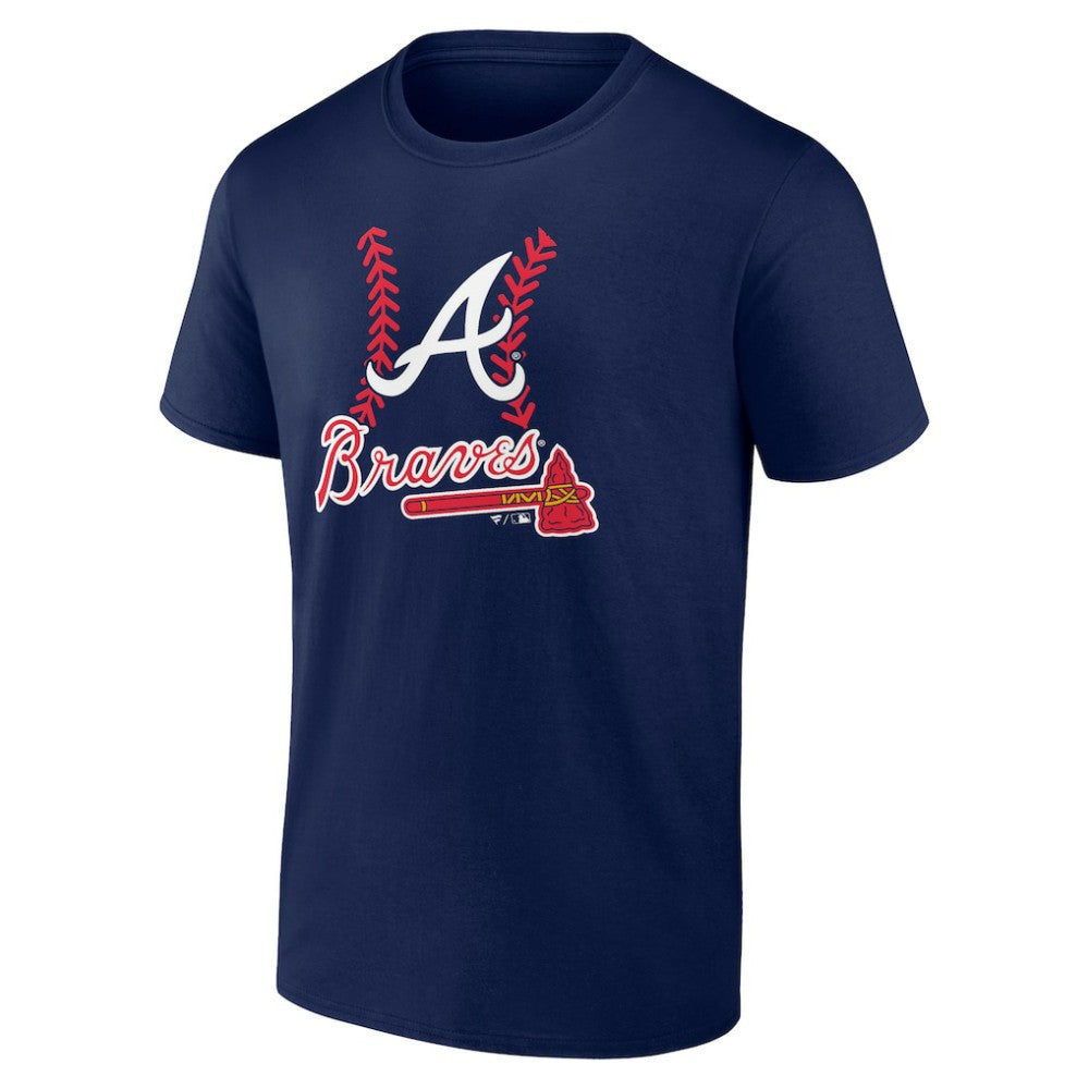 Atlanta Braves Fastball T-Shirt Navy