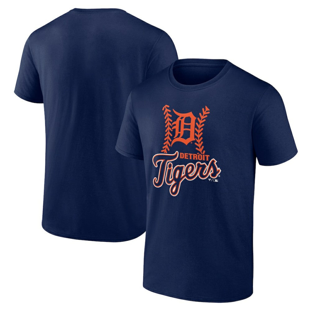 Detroit Tigers Fastball T-Shirt Navy