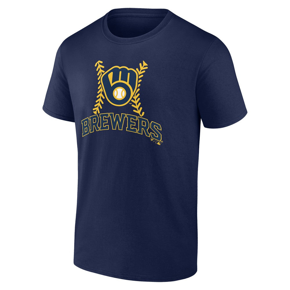 Milwaukee Brewers Fastball T-Shirt Navy