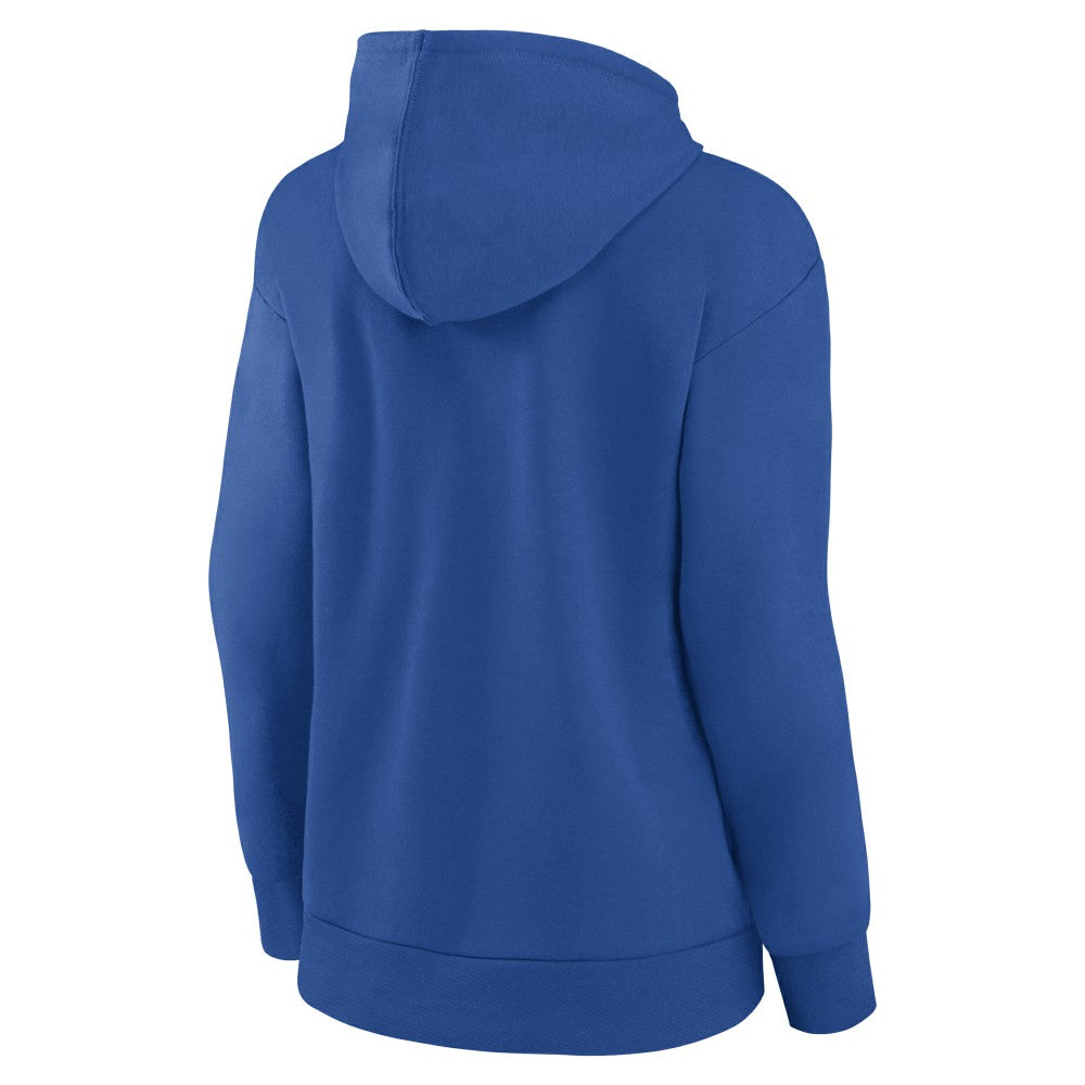 New York Mets Women's Fastball Pullover Hoodie Royal