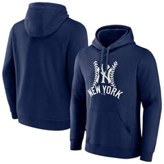 New York Yankees Fastball Pullover Hoodie Navy