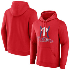 Philadelphia Phillies Fastball Pullover Hoodie Red