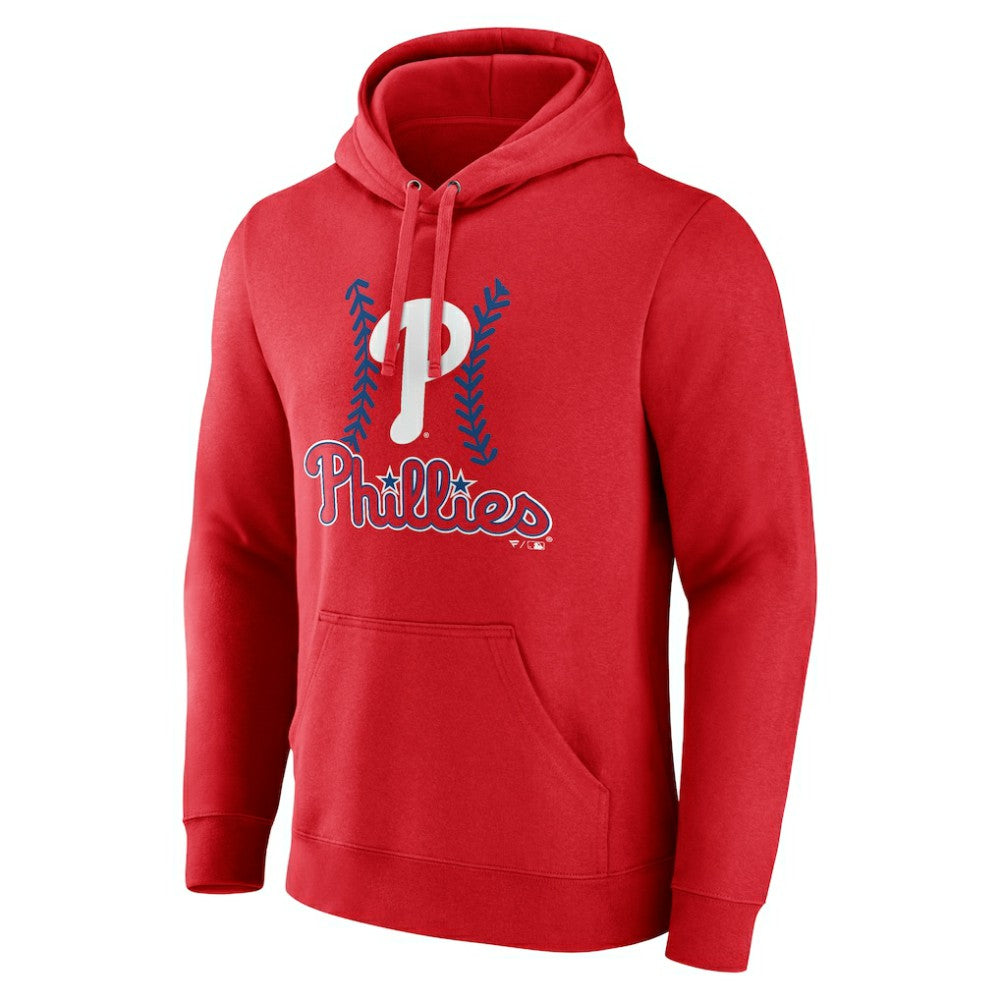 Philadelphia Phillies Fastball Pullover Hoodie Red