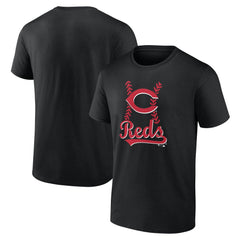Cincinnati Reds Fastball T-Shirt Black