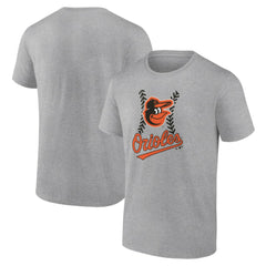 Baltimore Orioles Fastball T-Shirt Heather Gray