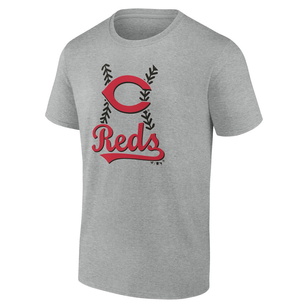 Cincinnati Reds Fastball T-Shirt Heather Gray