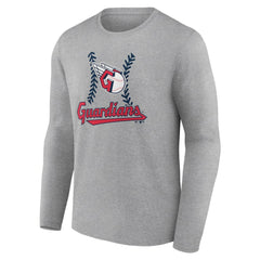 Cleveland Guardians Fastball Long Sleeve T-Shirt Gray