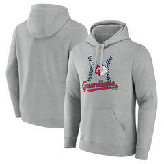 Cleveland Guardians Fastball Pullover Hoodie Gray