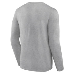 Detroit Tigers Fastball Long Sleeve T-Shirt Gray