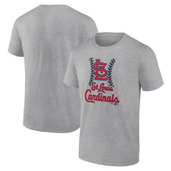 St. Louis Cardinals Fastball T-Shirt Heather Gray