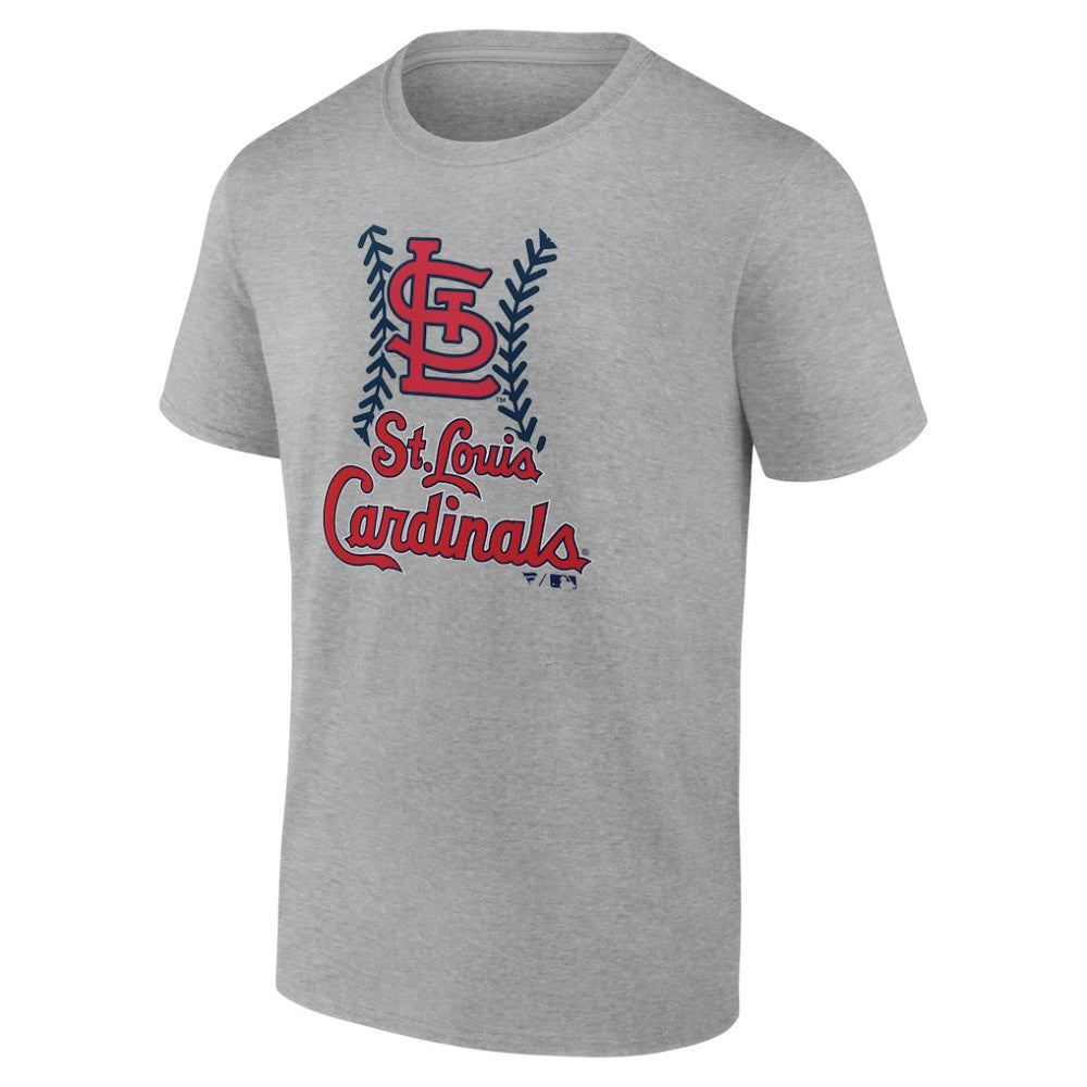 St. Louis Cardinals Fastball T-Shirt Heather Gray