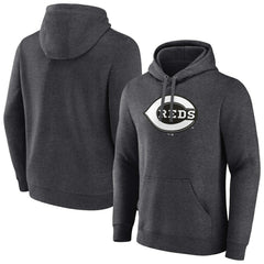 Cincinnati Reds Monochrome Pullover Hoodie Charcoal