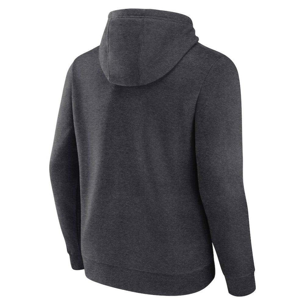 New York Yankees Monochrome Pullover Hoodie Charcoal