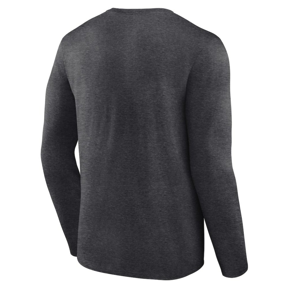 Philadelphia Phillies Monochrome Long Sleeve T-Shirt Charcoal