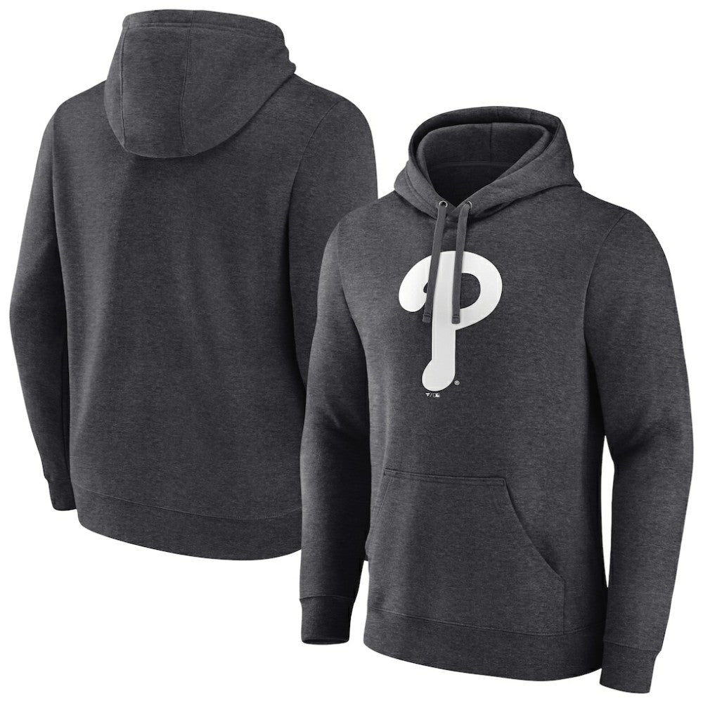 Philadelphia Phillies Monochrome Pullover Hoodie Charcoal