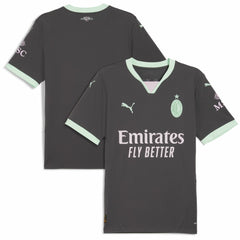 AC Milan 2024/25 Third Replica Jersey - Charcoal cheap