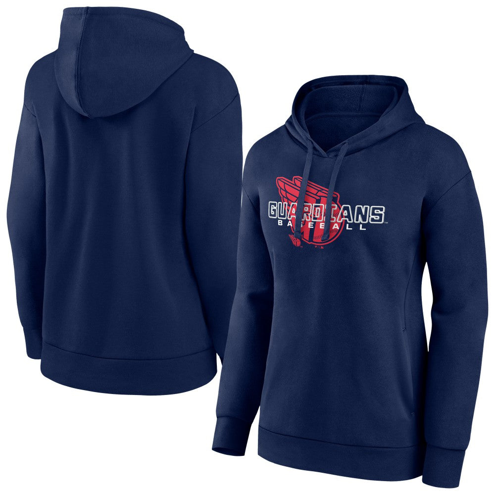 Cleveland Guardians Women's Stellar Pullover Hoodie Navy
