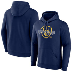 Milwaukee Brewers Stellar Pullover Hoodie Navy