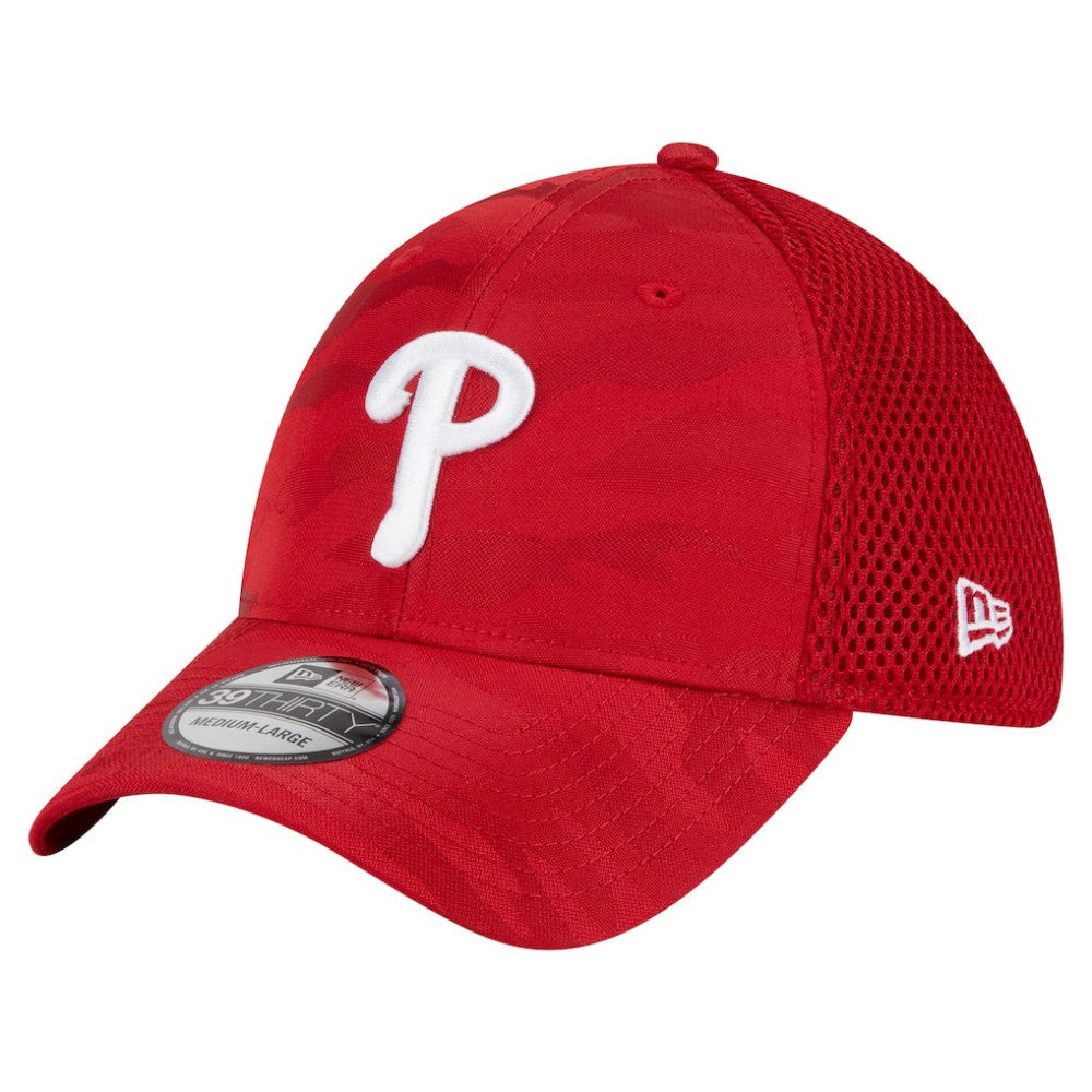 Philadelphia Phillies Subtle Camo 39THIRTY Flex Hat Red