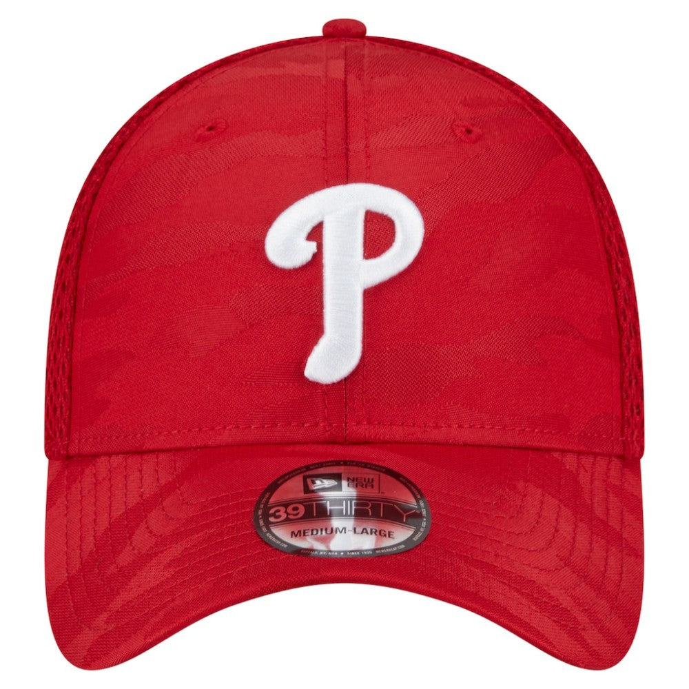 Philadelphia Phillies Subtle Camo 39THIRTY Flex Hat Red