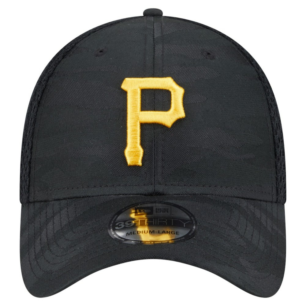 Pittsburgh Pirates Subtle Camo 39THIRTY Flex Hat Black