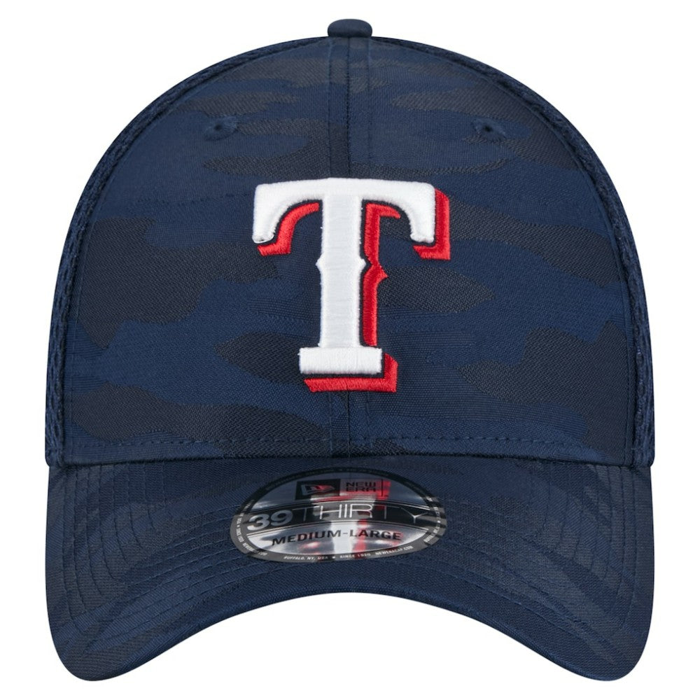 Texas Rangers Subtle Camo 39THIRTY Flex Hat Navy