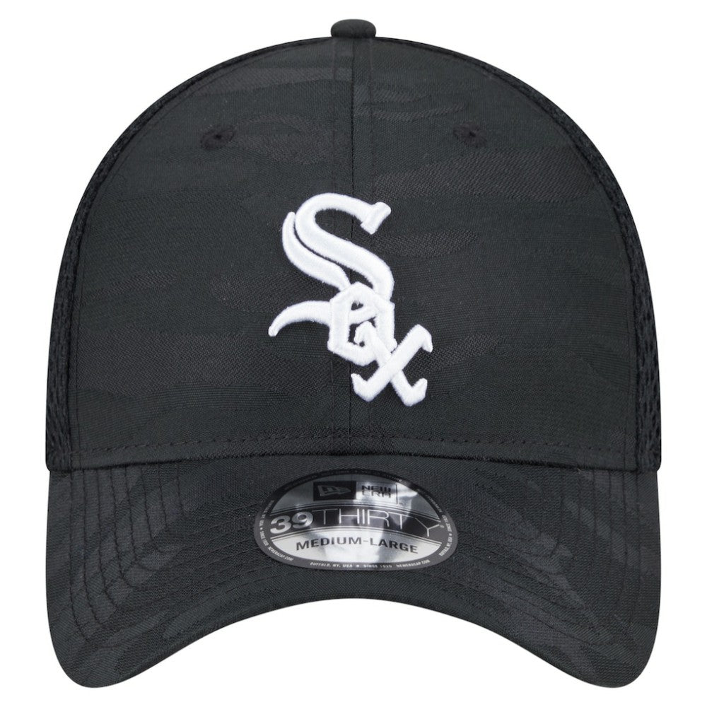 Chicago White Sox Subtle Camo 39THIRTY Flex Hat Black