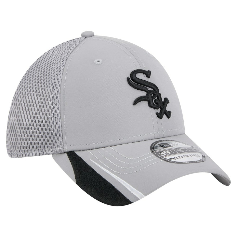 Chicago White Sox Linear 39THIRTY Flex Hat Gray