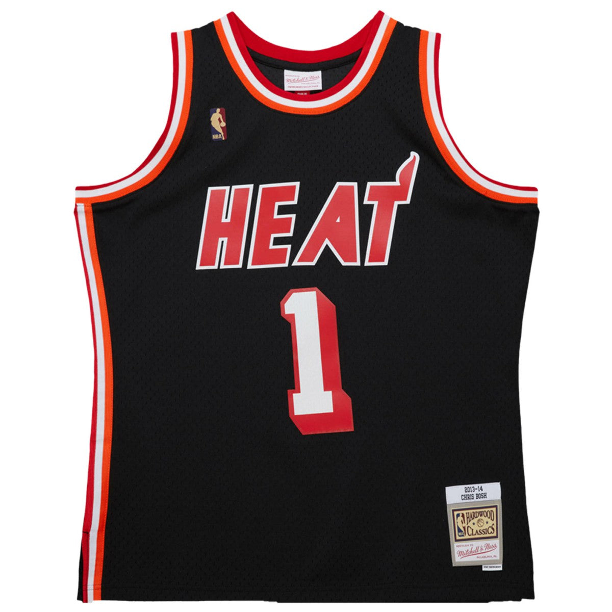 Chris Bosh Miami Heat 2013/14 Hardwood Classics Swingman Jersey - Black cheap