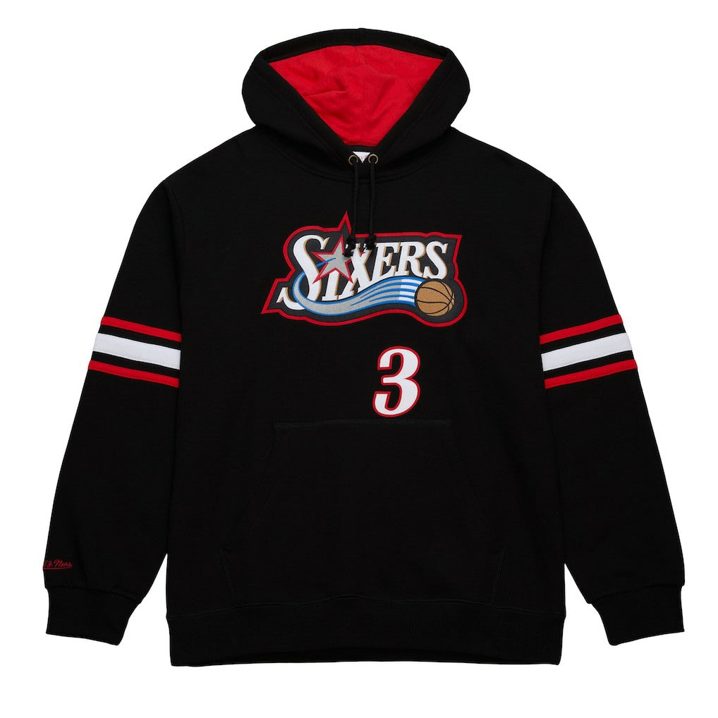 Allen Iverson Philadelphia 76ers Name & Number Pullover Hoodie - Black sale