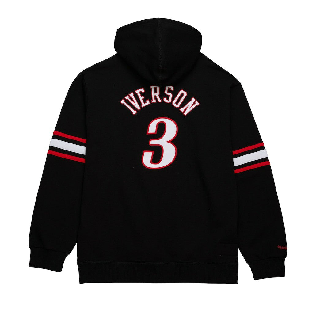 Allen Iverson Philadelphia 76ers Name & Number Pullover Hoodie - Black sale