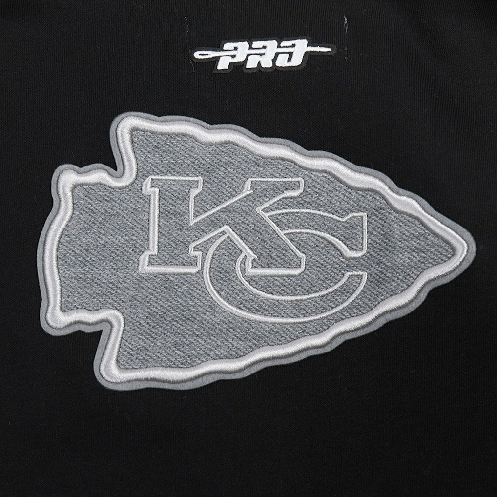 Kansas City Chiefs Pro Standard Women's Reverse French Terry Colorblock Full-Zip Hoodie - Gray sale
