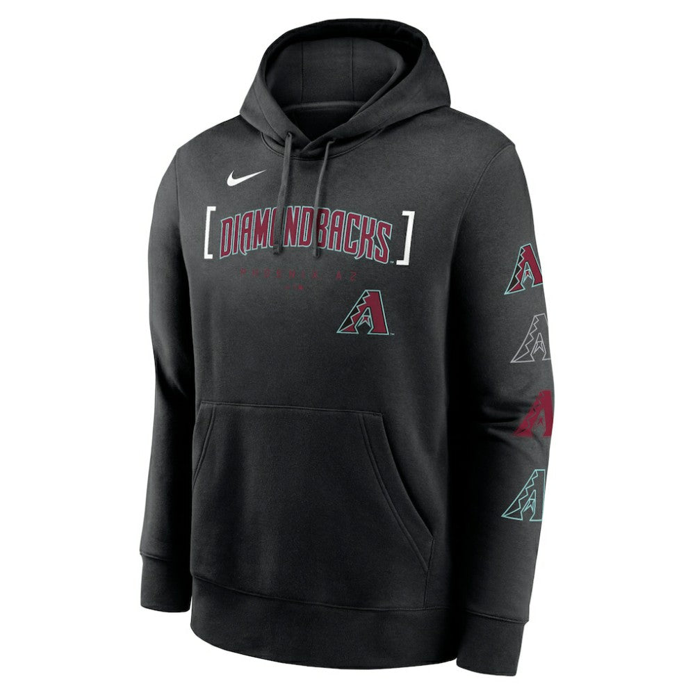 Arizona Diamondbacks Club Stack Pullover Hoodie Black