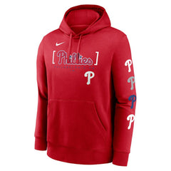 Philadelphia Phillies Club Stack Pullover Hoodie Red