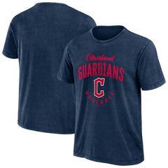 Cleveland Guardians Darius Rucker Collection Cooperstown Collection Washed T-Shirt Navy