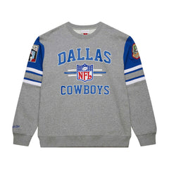 Dallas Cowboys Vintage Logo Pullover Sweatshirt - Heather Gray for sale