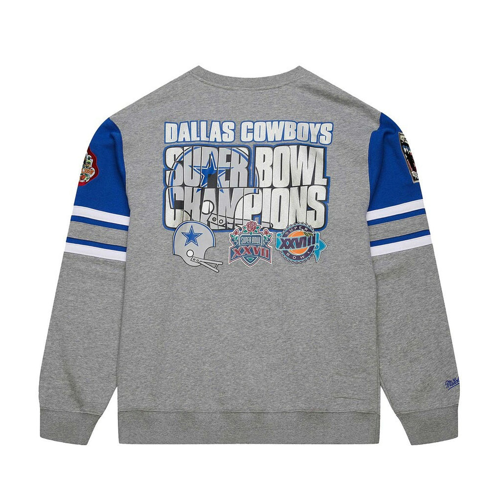 Dallas Cowboys Vintage Logo Pullover Sweatshirt - Heather Gray for sale