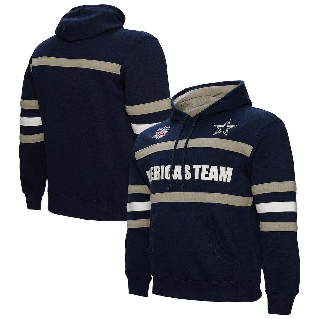 Dallas Cowboys America's Team Head Coach Pullover Hoodie - Navy cheap