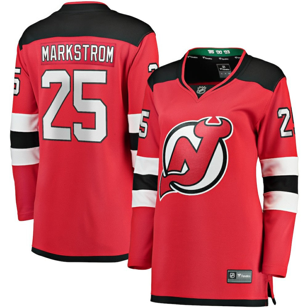 Jacob Markstrom New Jersey Devils Fanatics Women's Home Breakaway Jersey - Red Jerseys