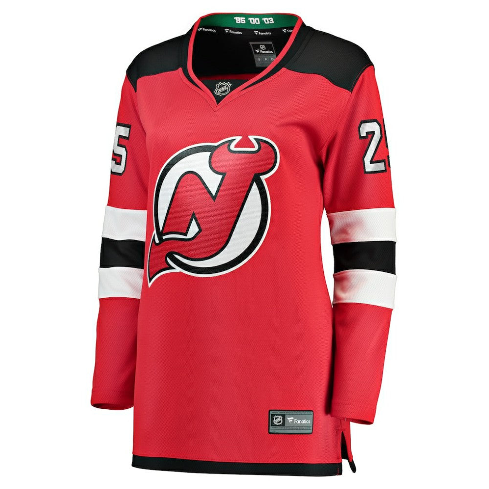 Jacob Markstrom New Jersey Devils Fanatics Women's Home Breakaway Jersey - Red Jerseys
