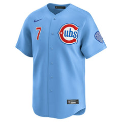 Dansby Swanson Chicago Cubs 2nd Alternate Limited Player Jersey Baby Blue