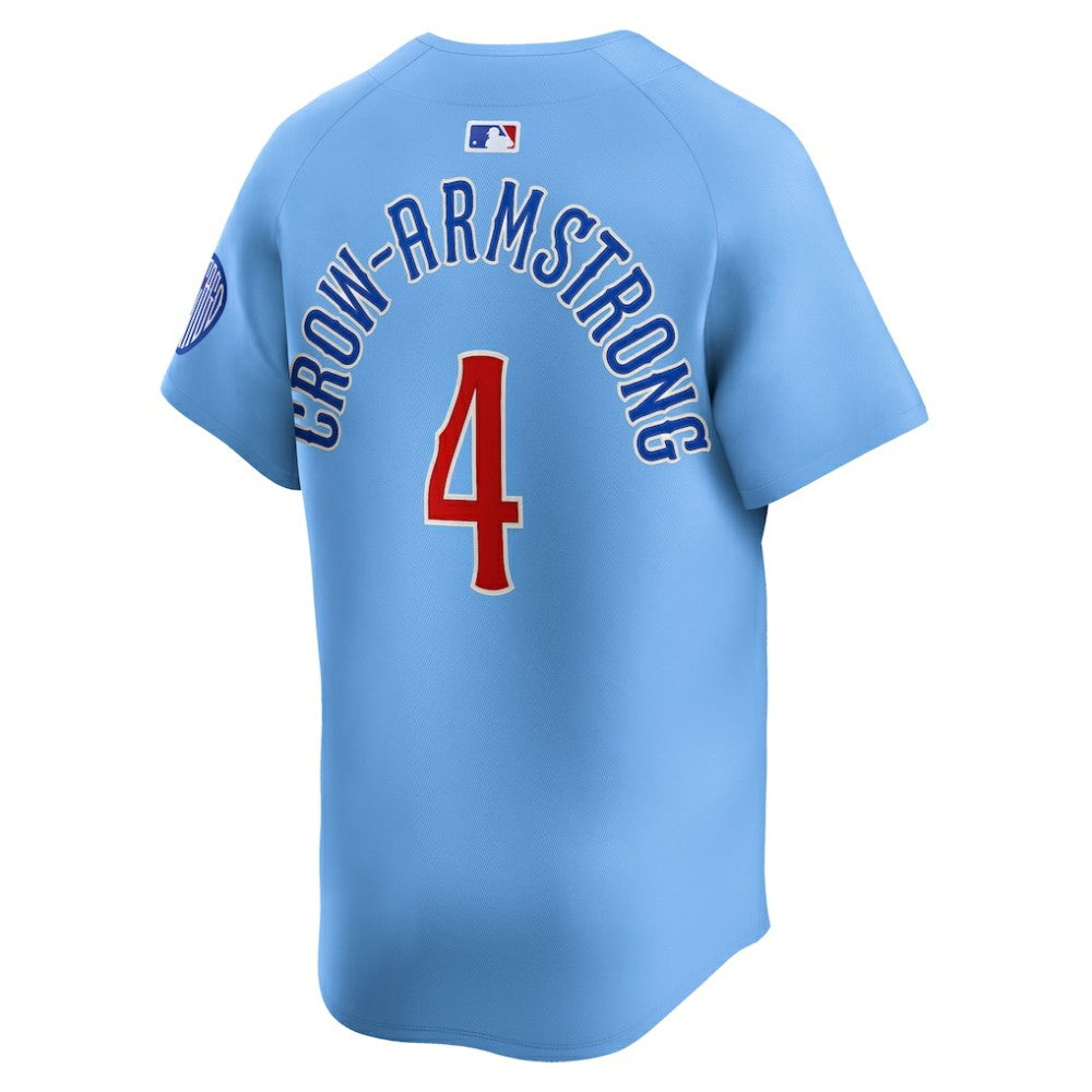 Pete Crow-Armstrong Chicago Cubs Alternate Limited Player Jersey Light Blue