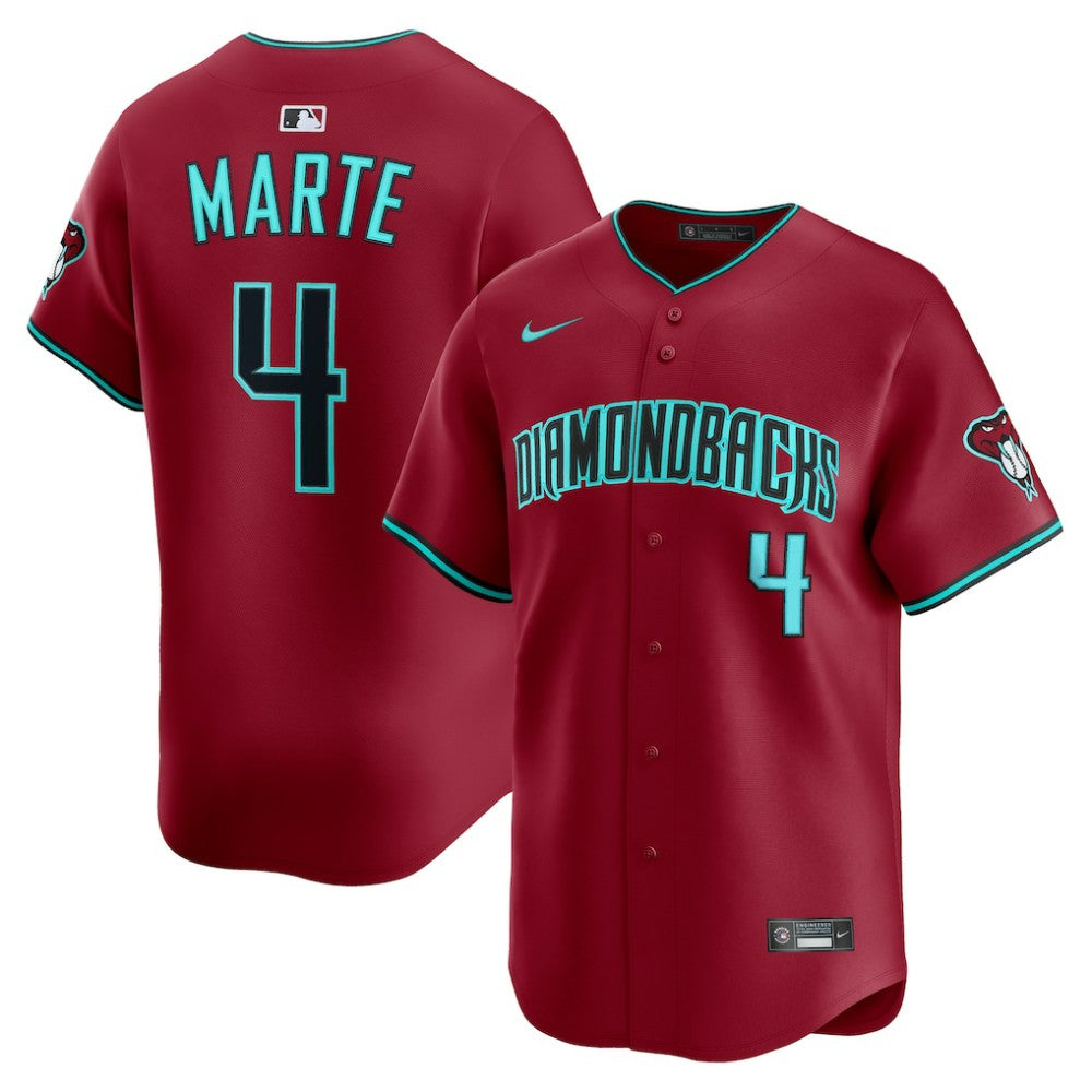 Ketel Marte Arizona Diamondbacks Alternate 2 Limited Player Jersey Red
