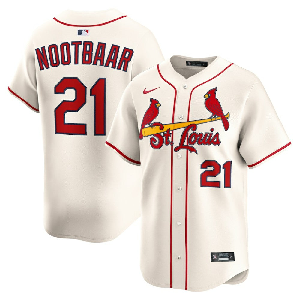 Lars Nootbaar St. Louis Cardinals Alternate 2 Limited Jersey Cream