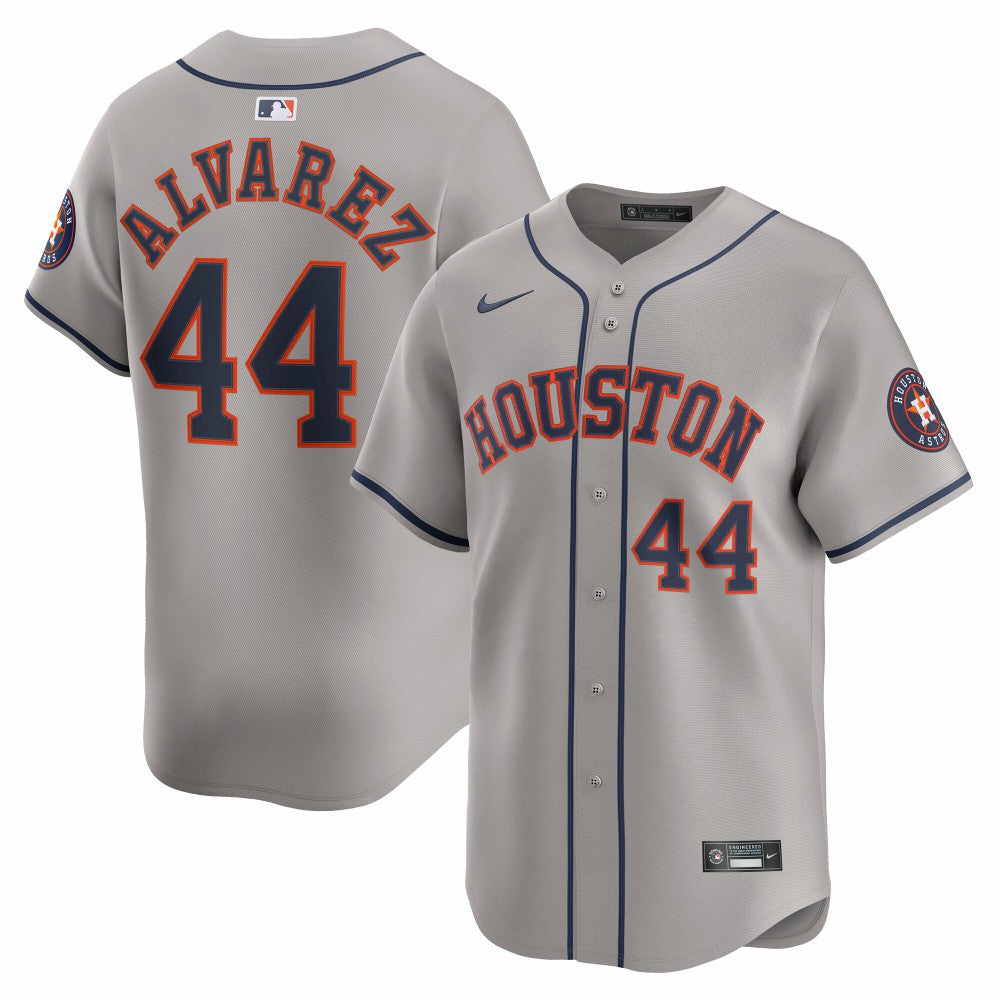 Yordan Alvarez Houston Astros Road Limited Player Jersey Gray